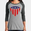 Women's Perfect Tri ® 3/4 Sleeve Raglan Thumbnail