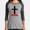 Women's Perfect Tri ® 3/4 Sleeve Raglan Thumbnail