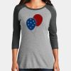 Women's Perfect Tri ® 3/4 Sleeve Raglan Thumbnail