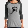 Women's Perfect Tri ® 3/4 Sleeve Raglan Thumbnail