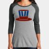 Women's Perfect Tri ® 3/4 Sleeve Raglan Thumbnail