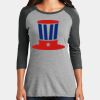 Women's Perfect Tri ® 3/4 Sleeve Raglan Thumbnail