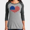 Women's Perfect Tri ® 3/4 Sleeve Raglan Thumbnail