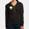 Women's Fitted Jersey Full Zip Hoodie Thumbnail