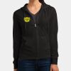 Women's Fitted Jersey Full Zip Hoodie Thumbnail