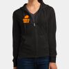 Women's Fitted Jersey Full Zip Hoodie Thumbnail