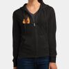 Women's Fitted Jersey Full Zip Hoodie Thumbnail