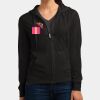 Women's Fitted Jersey Full Zip Hoodie Thumbnail