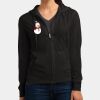 Women's Fitted Jersey Full Zip Hoodie Thumbnail