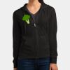 Women's Fitted Jersey Full Zip Hoodie Thumbnail