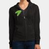 Women's Fitted Jersey Full Zip Hoodie Thumbnail