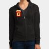 Women's Fitted Jersey Full Zip Hoodie Thumbnail