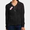 Women's Fitted Jersey Full Zip Hoodie Thumbnail