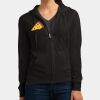 Women's Fitted Jersey Full Zip Hoodie Thumbnail