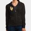Women's Fitted Jersey Full Zip Hoodie Thumbnail