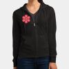 Women's Fitted Jersey Full Zip Hoodie Thumbnail