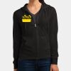 Women's Fitted Jersey Full Zip Hoodie Thumbnail