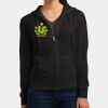 Women's Fitted Jersey Full Zip Hoodie Thumbnail