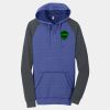 Young Mens Lightweight Fleece Raglan Hoodie Thumbnail