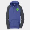 Young Mens Lightweight Fleece Raglan Hoodie Thumbnail