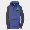 Young Mens Lightweight Fleece Raglan Hoodie Thumbnail