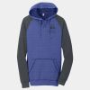 Young Mens Lightweight Fleece Raglan Hoodie Thumbnail