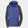 Young Mens Lightweight Fleece Raglan Hoodie Thumbnail