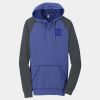 Young Mens Lightweight Fleece Raglan Hoodie Thumbnail