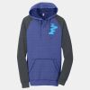 Young Mens Lightweight Fleece Raglan Hoodie Thumbnail