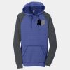 Young Mens Lightweight Fleece Raglan Hoodie Thumbnail
