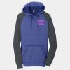 Young Mens Lightweight Fleece Raglan Hoodie Thumbnail