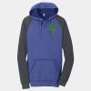 Young Mens Lightweight Fleece Raglan Hoodie Thumbnail