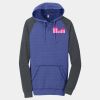 Young Mens Lightweight Fleece Raglan Hoodie Thumbnail