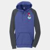 Young Mens Lightweight Fleece Raglan Hoodie Thumbnail