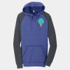 Young Mens Lightweight Fleece Raglan Hoodie Thumbnail