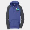 Young Mens Lightweight Fleece Raglan Hoodie Thumbnail