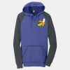 Young Mens Lightweight Fleece Raglan Hoodie Thumbnail