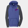 Young Mens Lightweight Fleece Raglan Hoodie Thumbnail