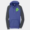 Young Mens Lightweight Fleece Raglan Hoodie Thumbnail