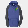 Young Mens Lightweight Fleece Raglan Hoodie Thumbnail