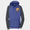 Young Mens Lightweight Fleece Raglan Hoodie Thumbnail