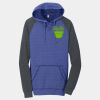 Young Mens Lightweight Fleece Raglan Hoodie Thumbnail