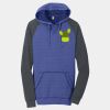 Young Mens Lightweight Fleece Raglan Hoodie Thumbnail
