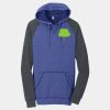 Young Mens Lightweight Fleece Raglan Hoodie Thumbnail