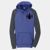 Young Mens Lightweight Fleece Raglan Hoodie Thumbnail