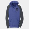 Young Mens Lightweight Fleece Raglan Hoodie Thumbnail
